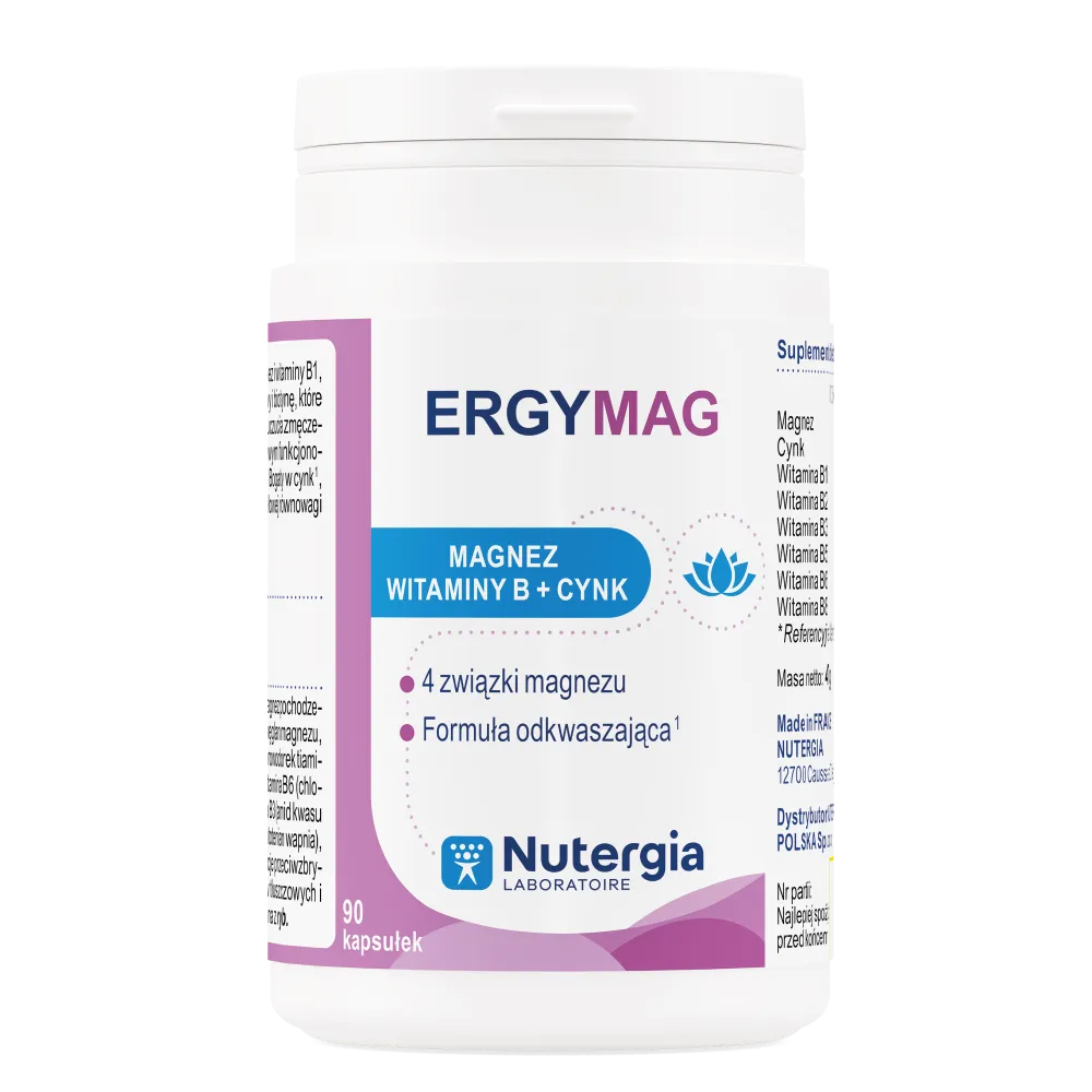 suplement diety w kaps z magnezem i b6